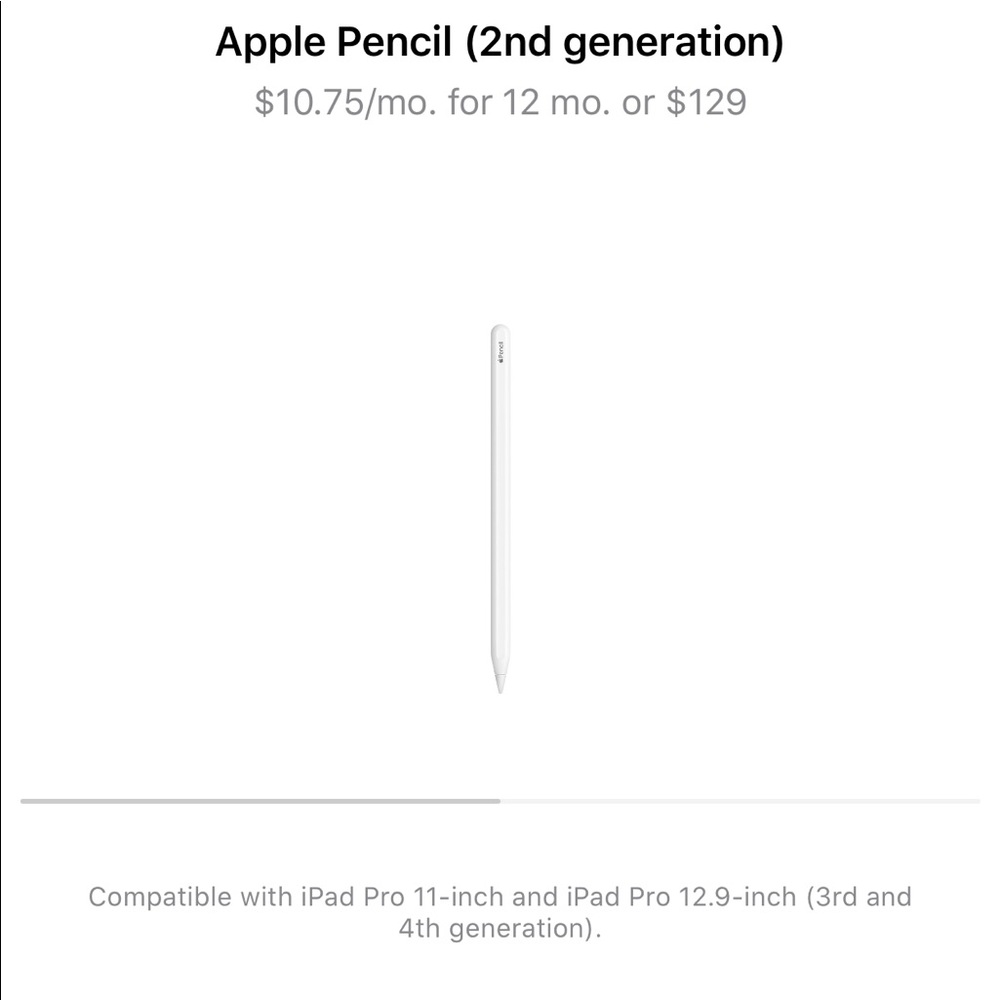 apple pencil second generation